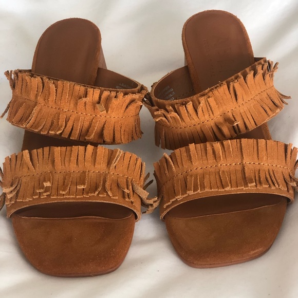 ABLE Facunda Block Heels with fringe - Picture 2 of 8